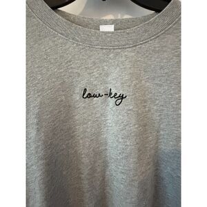 Old Navy “Low Key” Cropped Sweatshirt